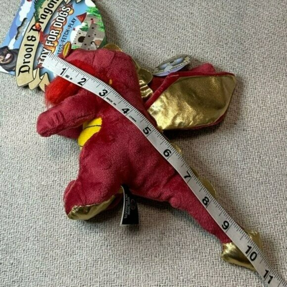 Drools Dungeons & Dragons Plush Dog Toy NWT Red Puppy Gift Gamer Dragon - Picture 3 of 7